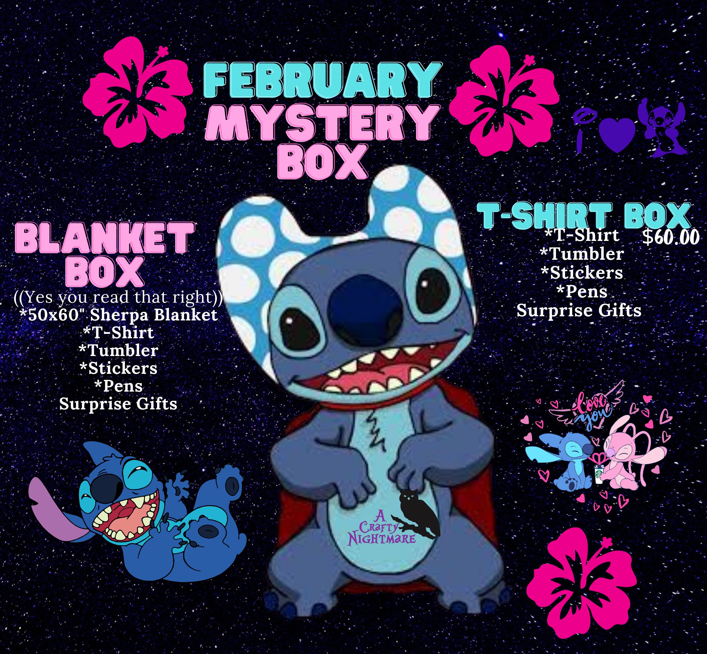 Stitch Mystery Box – ACraftyNightmareLLC